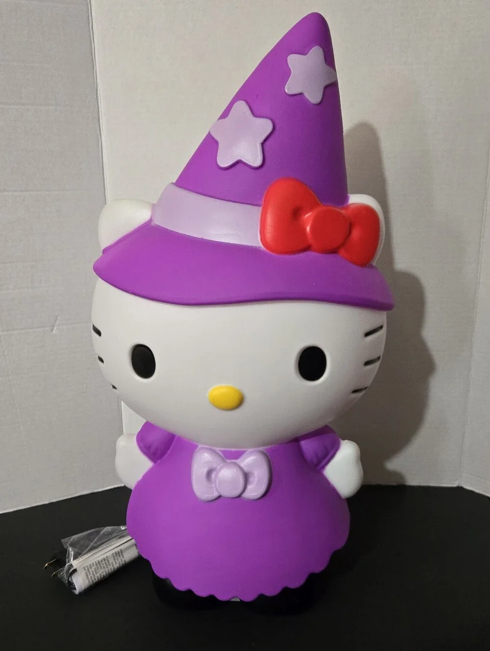 Hello Kitty Blow Mold Witch Halloween Lighted Yard Decor Sculpture 22” Plug-in